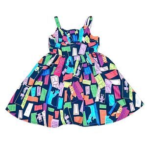 Authentic Disney Parks RARE Monsters Inc Doors Girls Dress Size XXS 3-4Y
